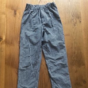 gingham brandy pants